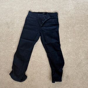 Woman’s Dark Blue Jeans